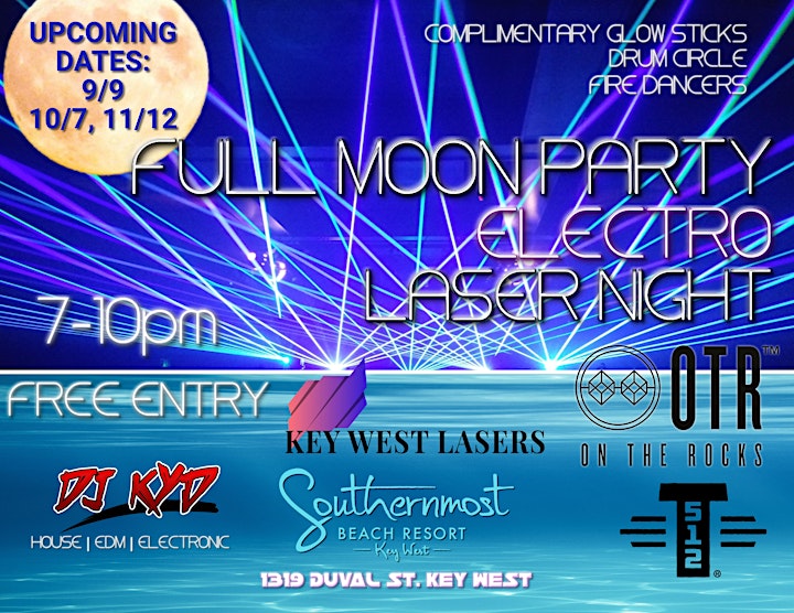 FULL MOON PARTY - ELECTRO LASER NIGHT image