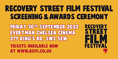 Recovery Street Film Festival 2022 Award Ceremony & Screening