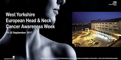West Yorkshire European Head & Neck Cancer Awareness Week primary image