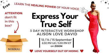 Express Your True Self - Learn The Healing Powers Of Your Voice