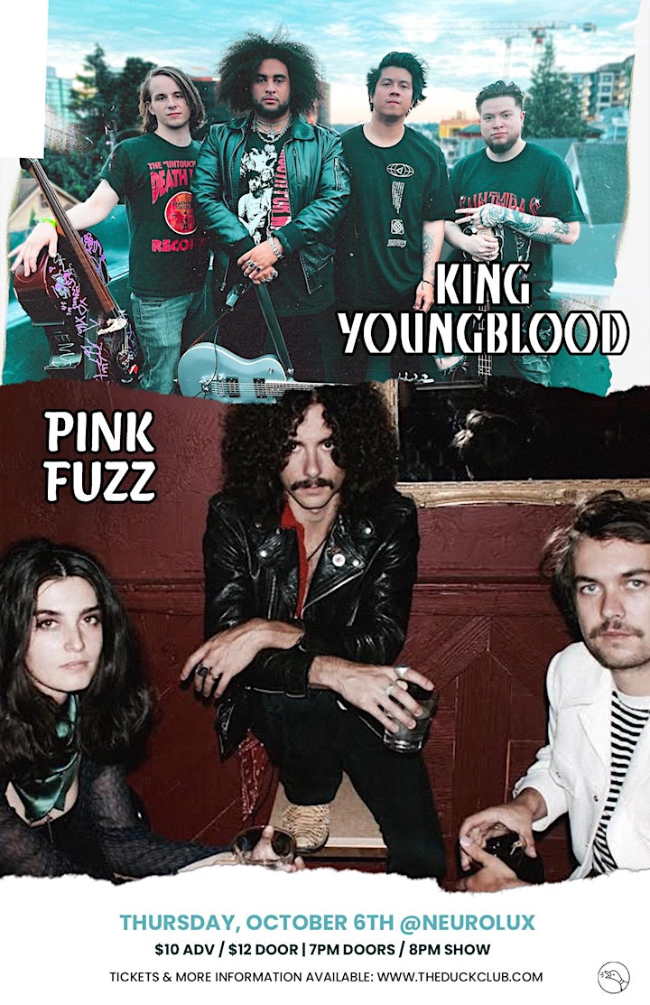 KING YOUNGBLOOD + PINK FUZZ image