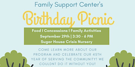 Family Support Center's Birthday Party