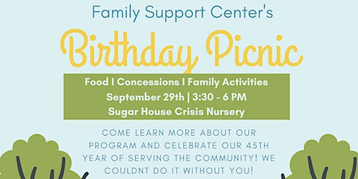 Family Support Center's Birthday Party