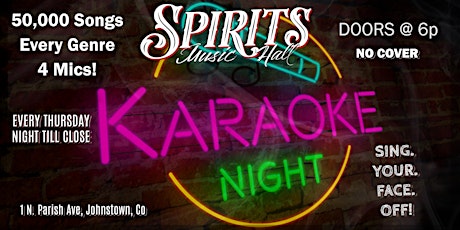 Karaoke Nights @ Spirits