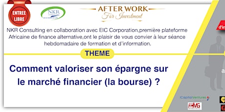 Image principale de AFTERWORK FOR INVESTMENT