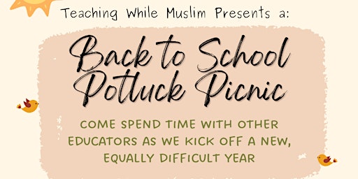 Back to School Potluck Picnic
