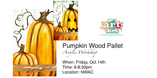 Pumpkin Wood Pallet Acrylic Workshop