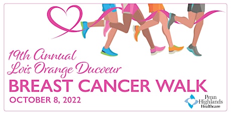 Penn Highlands Mon Valley Lois Orange Ducoeur Breast Cancer Walk