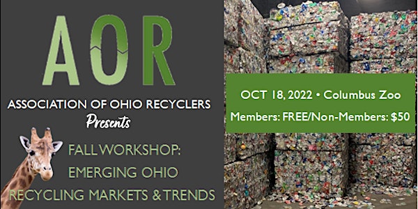 Association of Ohio Recyclers - 2022 Fall Workshop