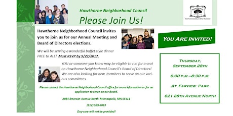 Hawthorne Annual Meeting primary image