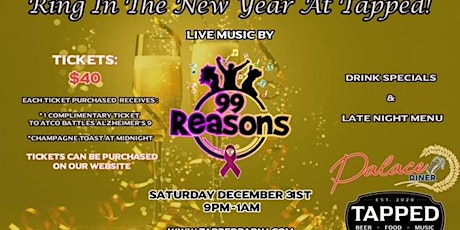Celebrate New Year's Eve with 99 Reasons at Tapped!