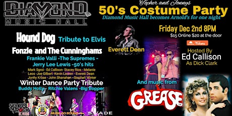 50's Night Costume Party at Diamond Music Hall