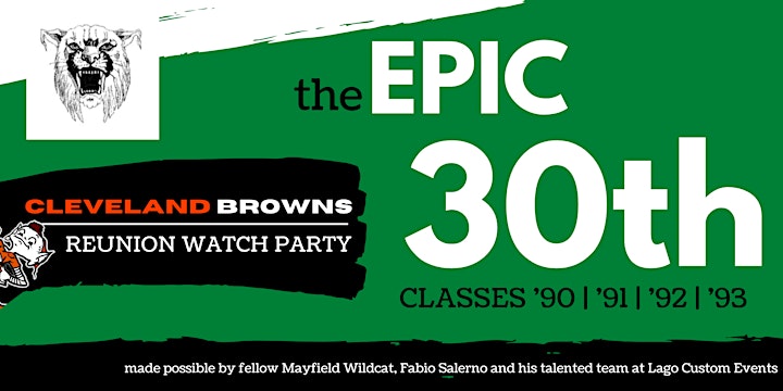Mayfield High School Epic 30th Reunion image