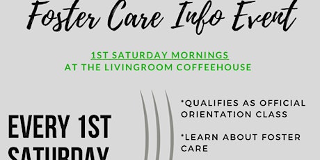 1st Saturday Foster Info @ The LivingRoom Coffeehouse  primary image