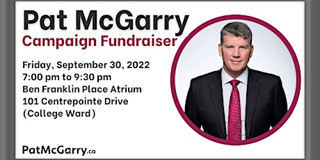 Connect with Pat McGarry - Campaign Fundraiser