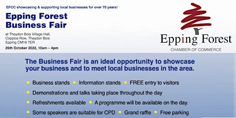 Imagen principal de Business Fair by Epping Forest Chamber