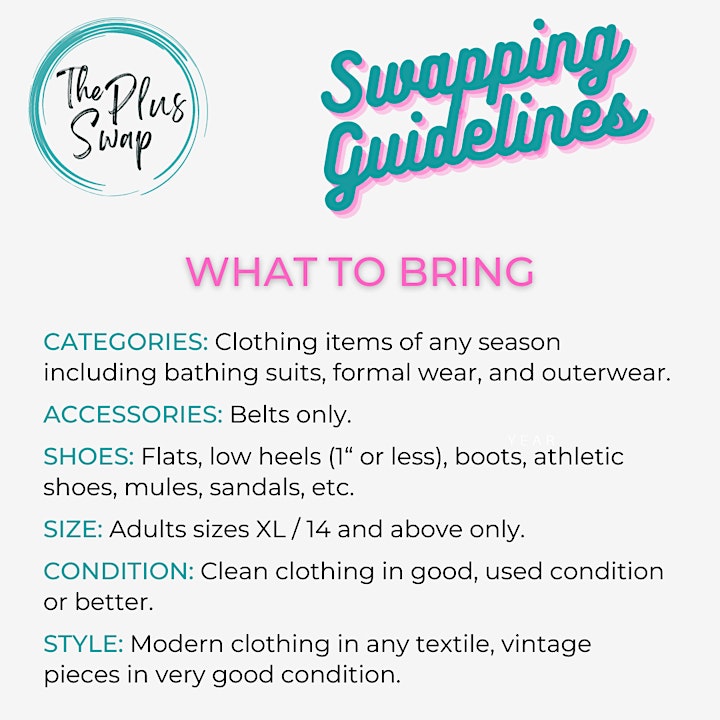 The Plus Swap: 2nd Annual Plus Size Clothing Swap of Greater Philadelphia image
