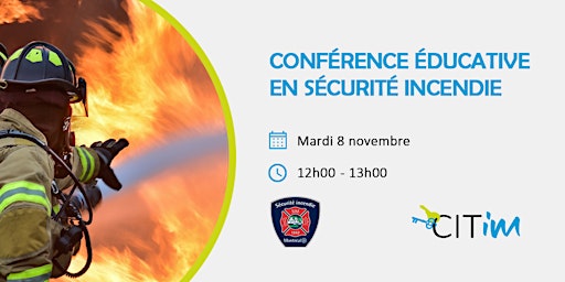 Conférence éducative en sécurité incendie