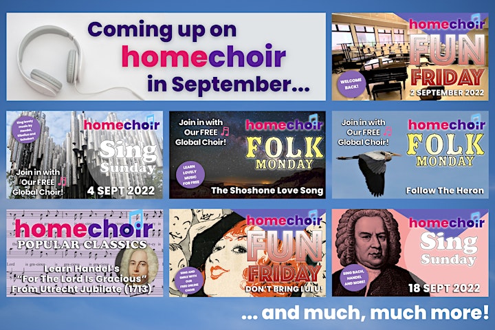 Homechoir Folk & Gospel Music Mondays - free online choir, open to all! image