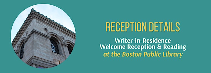Writer-in-Residence Welcome Reception & Reading 2022 image