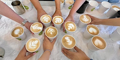 Immagine principale di Group Latte Art Class (Virtual & In person) 