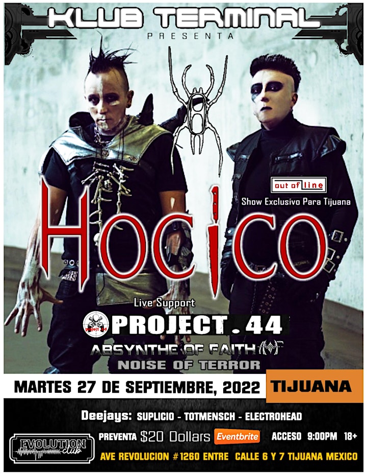 Hocico Tijuana September 27, 2022 image