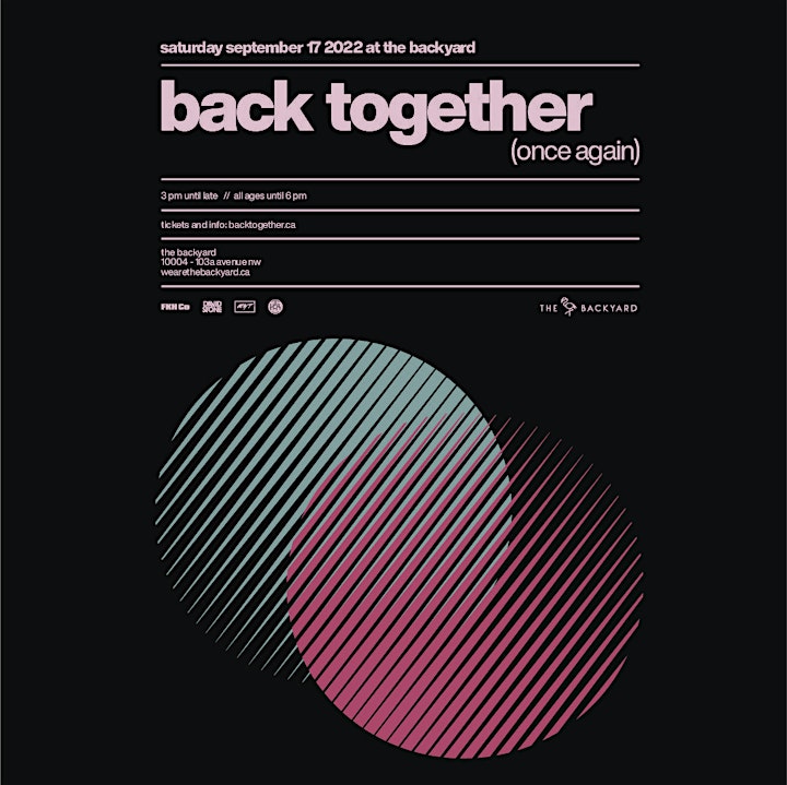 BACK TOGETHER (once again) - Sat September 17 2022 image