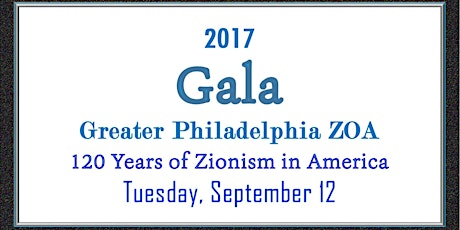 Greater Philadelphia ZOA Gala primary image