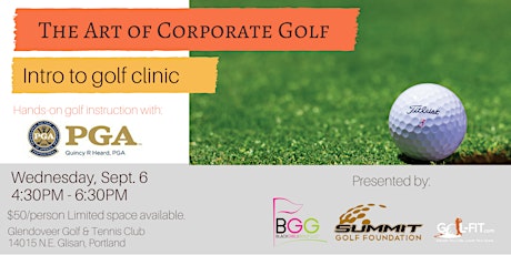 The Art of Business Golf - Beginners Clinic primary image