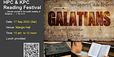 Reading Festival - The Book of Galatians (ESV) primary image