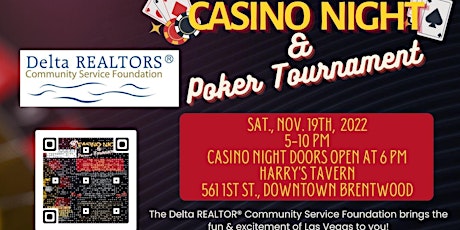 Delta REALTORS Community Service Foundation Casino Night & Poker Tournament