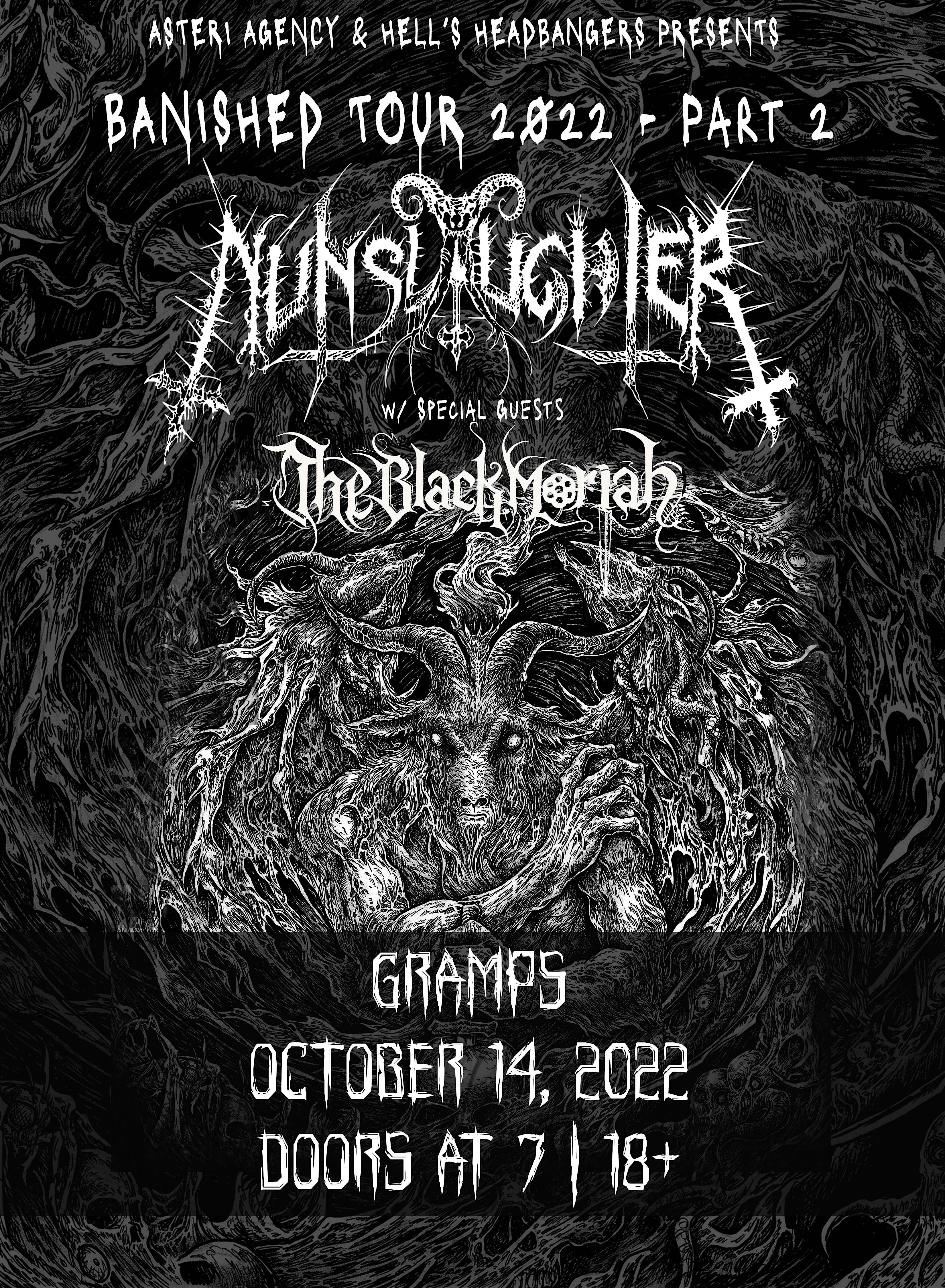 Nunslaughter, The Black Moriah, Malevich, and Beastplague in Miami at Gramps
