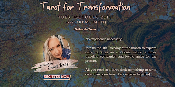 Tarot for Transformation (Oct)
