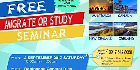 Migrate or Study Australia Canada New Zealand primary image