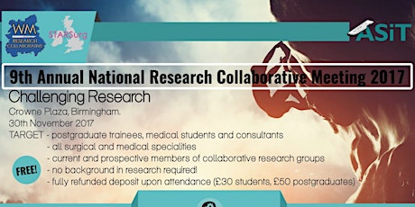 National Research Collaborative Meeting 2017, **FREE** primary image