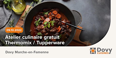Atelier culinaire Thermomix / Tupperware le 9/10 - Dovy Marche
