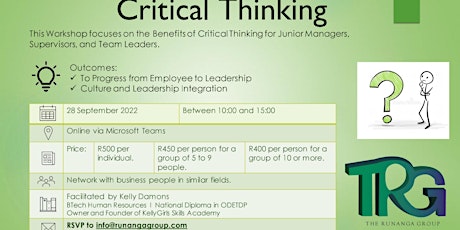 Critical Thinking Workshop