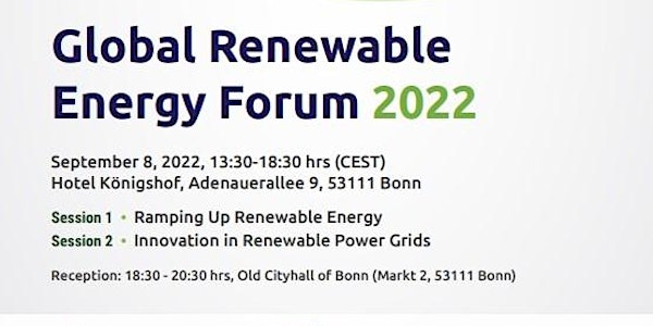 Global Renewable Energy Forum 2022