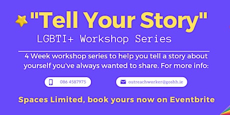 Tell Your Story - LGBTI+ Workshop Series