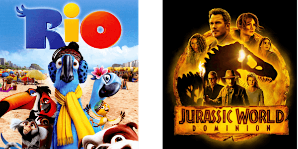 Double Feature: Rio and Jurassic World Dominion @ Electric Dusk Drive-In