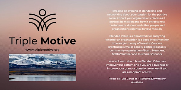 Social Impact Storytelling and Networking Global Virtual Event