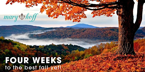 October Your Best Fall Yet- Four weeks of Training! Mary Hoff Consulting