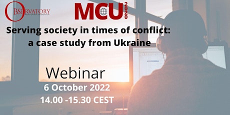 Immagine principale di Serving society in times of conflict: a case study from Ukraine 