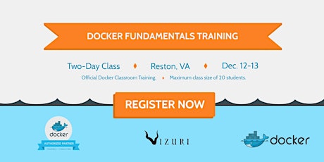 Reston, VA: Docker Fundamentals - Official Training - 2 Days primary image