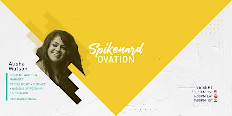 SPIKENARD OVATION | Featuring: Alisha Watson