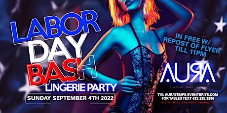 Labor Day Bash - Lingerie Party
