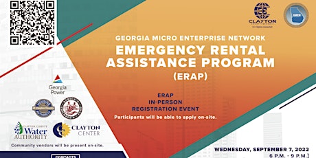 Imagem principal do evento Clayton County Emergency Rental Assistance Program - In-Person Sign Up