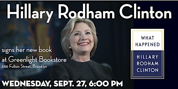 Hillary Rodham Clinton book signing