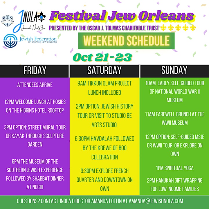 Festival Jew Orleans - An Immersive Experience! image