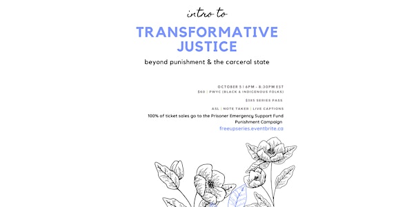 Intro to Transformative Justice: Beyond Punishment & the Carceral State